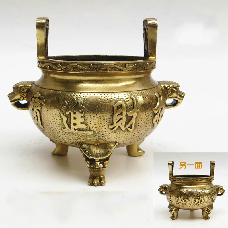 Pure copper incense burner, Buddha items classical arts and crafts Home Furnishing Ornaments, Feng Shui Censer
Pure copper incense burner, Buddha items classical arts and crafts Home Furnishing Ornaments, Feng Shui Censer