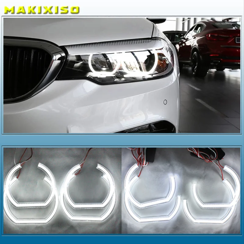 For BMW 5 SERIES E39 525i 528i 530i 540i 1997-2003 DTM M4 Style Ultra bright led Angel Eyes DRL halo rings Retrofit Accessories
For BMW 5 SERIES E39 525i 528i 530i 540i 1997-2003 DTM M4 Style Ultra bright led Angel Eyes DRL halo rings Retrofit Accessories