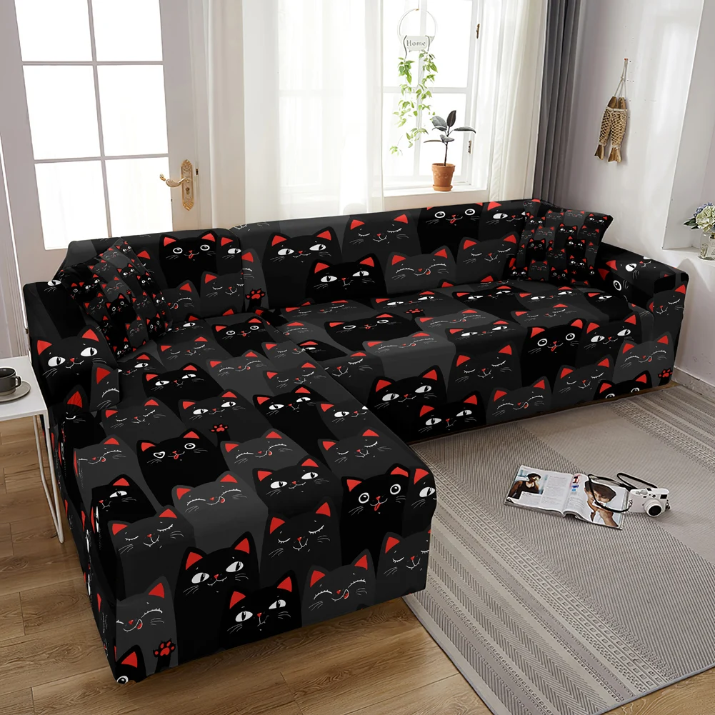 Cartoon Cats Sofa Covers for Living Room Elastic Slipcovers Couch Cover L Shape Slipcover Sofa Home чехол для дивана
Cartoon Cats Sofa Covers for Living Room Elastic Slipcovers Couch Cover L Shape Slipcover Sofa Home чехол для дивана