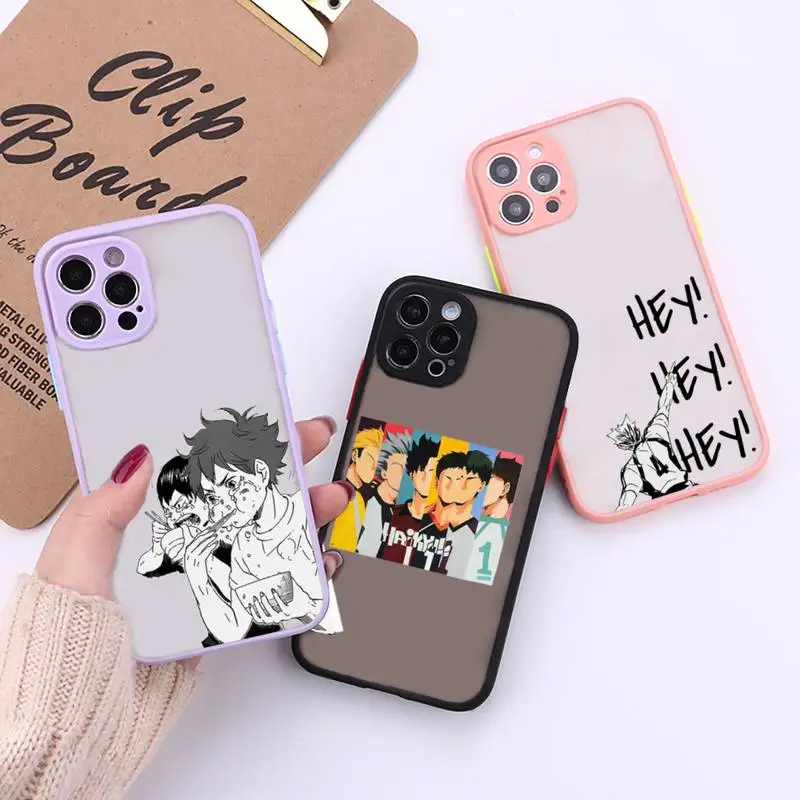 Haikyuu Phone Case For iPhone 12 11 Mini Pro XR XS Max 7 8 Plus X Matte transparent Back Cover
Haikyuu Phone Case For iPhone 12 11 Mini Pro XR XS Max 7 8 Plus X Matte transparent Back Cover