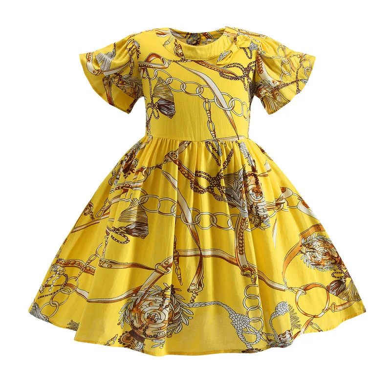 Kids Dress Lovely Summer Girl Ruffle Floral Dress Sundress Vintage Casual Outfit Clothes Fashion Sweet Children Princess Dresses
Kids Dress Lovely Summer Girl Ruffle Floral Dress Sundress Vintage Casual Outfit Clothes Fashion Sweet Children Princess Dresses
