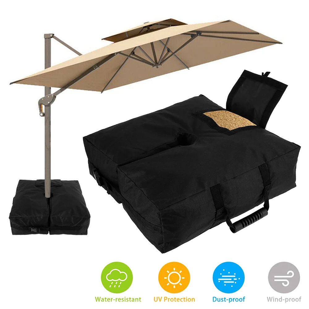 Outdoor Patio Umbrella Base Weight Bag Weatherproof Parasol Umbrella Heavy Duty Sand Bags Stand Base for Home Hotel Use
Outdoor Patio Umbrella Base Weight Bag Weatherproof Parasol Umbrella Heavy Duty Sand Bags Stand Base for Home Hotel Use
