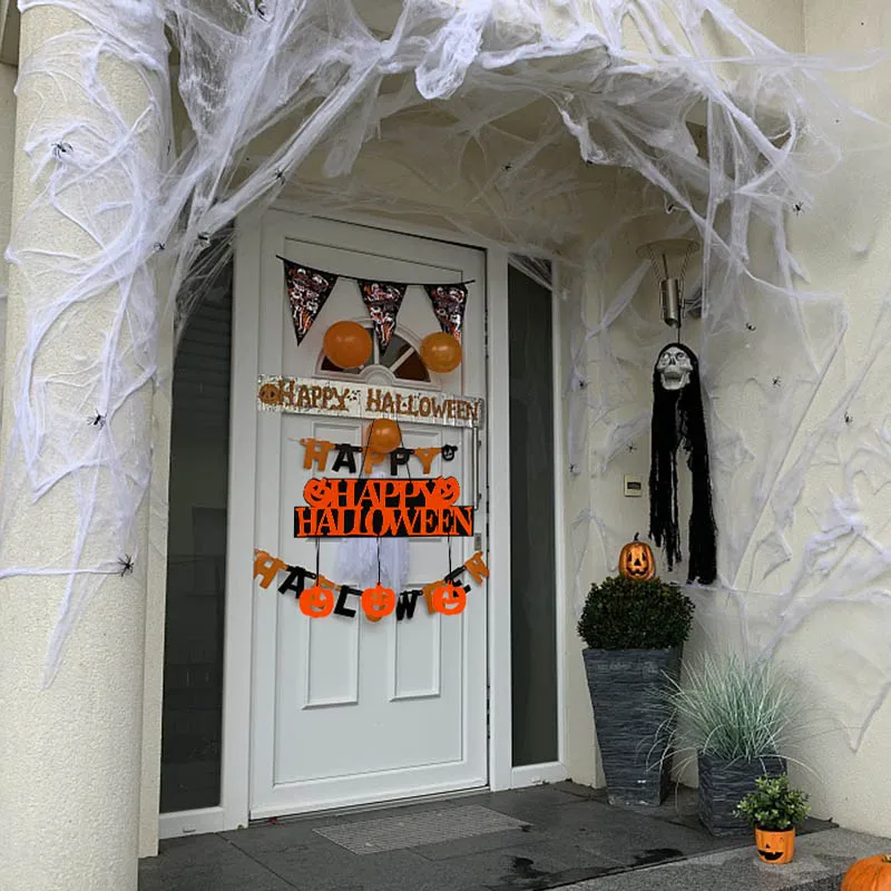 Halloween Party Decoration Non-Woven Fabric Happy Halloween Pumpkin Bat Hanging Ornaments for Home Door Halloween Haunted House
Halloween Party Decoration Non-Woven Fabric Happy Halloween Pumpkin Bat Hanging Ornaments for Home Door Halloween Haunted House