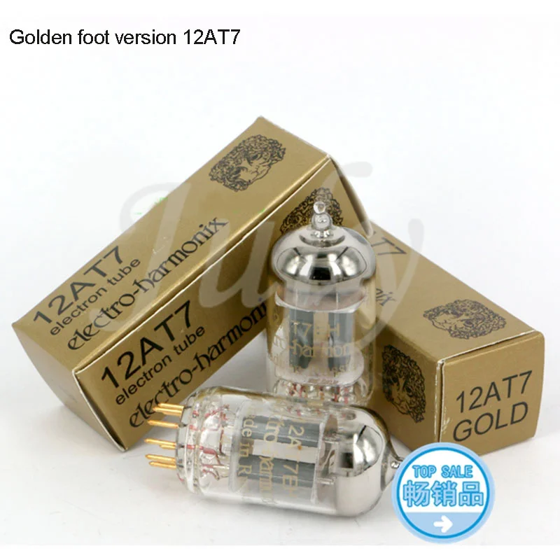 Russia EH Golden Foot 12AX7/ECC83, ECC82/12AU7, ECC81/12AT7, 12BH7 Golden Lion tube
Russia EH Golden Foot 12AX7/ECC83, ECC82/12AU7, ECC81/12AT7, 12BH7 Golden Lion tube