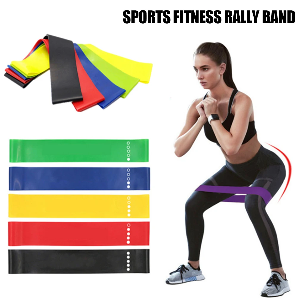 5 Pcs Yoga Resistance Rubber Bands Elastic Lightweight Anti-Skid Training Workout Bands for Sports Pilates Fitness Equipment
5 Pcs Yoga Resistance Rubber Bands Elastic Lightweight Anti-Skid Training Workout Bands for Sports Pilates Fitness Equipment