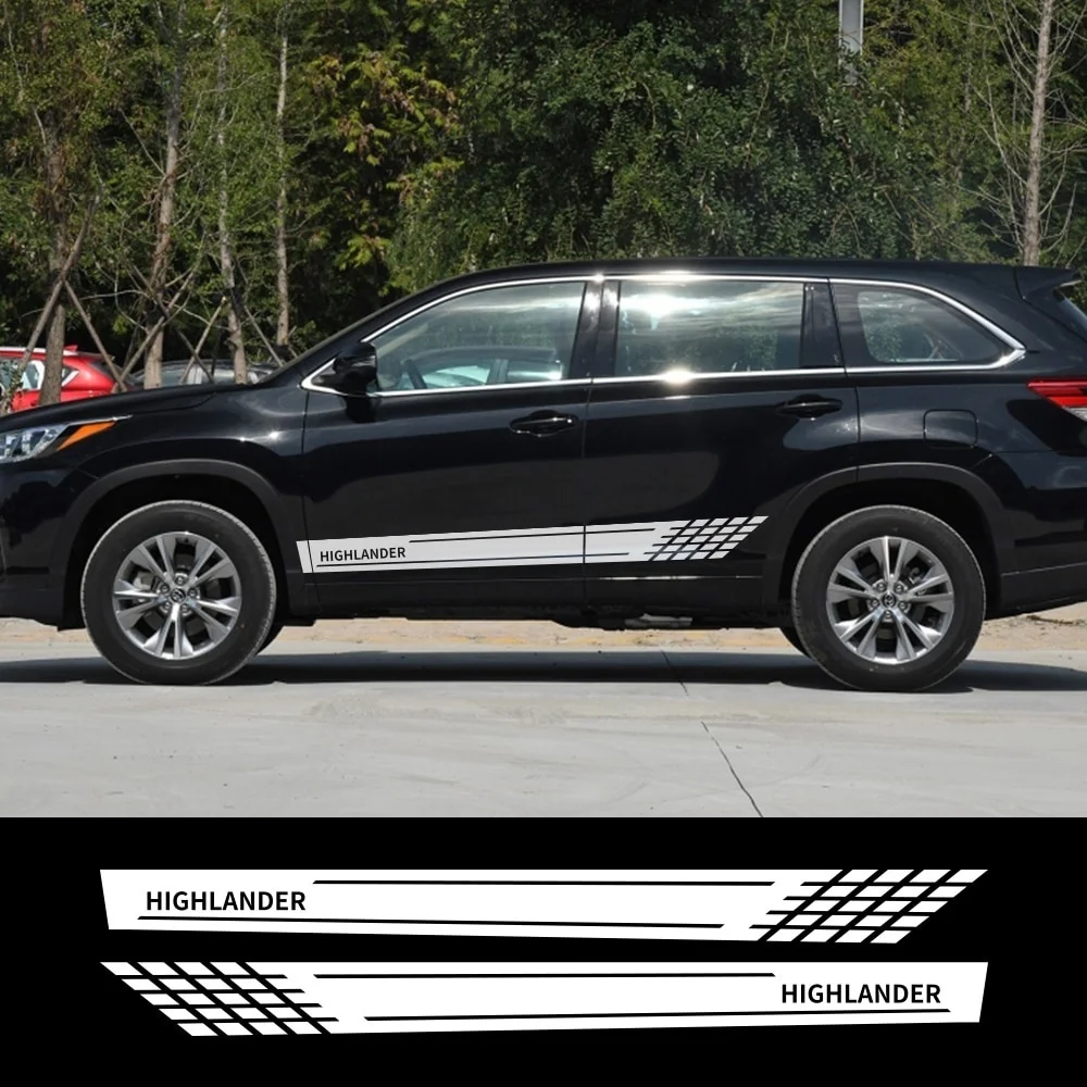 2pcs Car Stickers For Toyota Highlander Auto Side Door Stripe Decals Styling Waterproof Decoration Vinyl Tuning Car Accessories
2pcs Car Stickers For Toyota Highlander Auto Side Door Stripe Decals Styling Waterproof Decoration Vinyl Tuning Car Accessories
