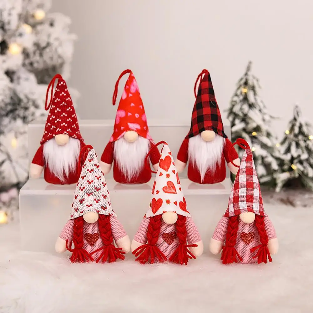 Eye-catching Elf Doll Fine Stitching Fabric Christmas Tree Gnome Pendant with LED Light Party Supplies
Eye-catching Elf Doll Fine Stitching Fabric Christmas Tree Gnome Pendant with LED Light Party Supplies