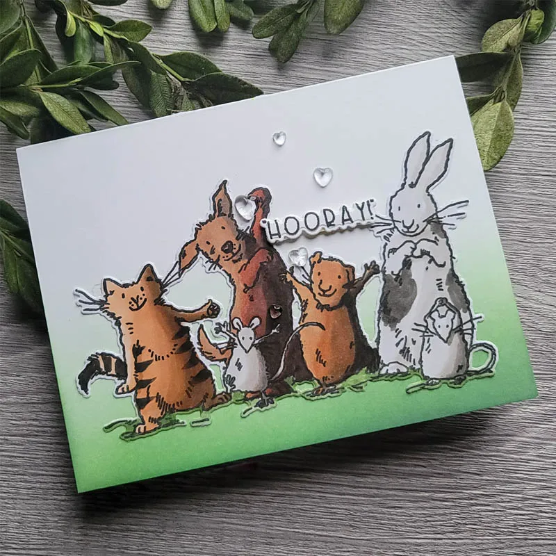 Animals "Hooday!" Metal Cutting Dies & Coordinating Stamp For DIY Scrapbooking Craft Embossing Stencil Card Photo Make Album
Animals "Hooday!" Metal Cutting Dies & Coordinating Stamp For DIY Scrapbooking Craft Embossing Stencil Card Photo Make Album