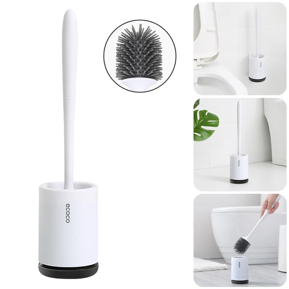 Silicone Toilet Brush Holder Sets Wc Wall Hanging Household Floor Standing Bathroom Cleaning Accessories Soft Bristles TPR Head
Silicone Toilet Brush Holder Sets Wc Wall Hanging Household Floor Standing Bathroom Cleaning Accessories Soft Bristles TPR Head