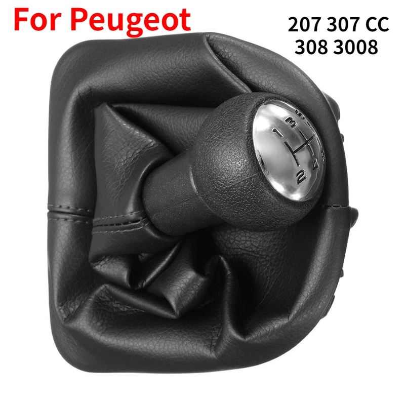 Для Peugeot 207 307 CC 308 3008 5 Скорость Шестерни рукоятка рычага переключения передач с