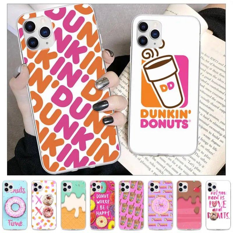 Dunkin Donuts Coffee Phone Case For IPhone 12 11 Pro Max Xs X Xr 7 8 6 6s Plus 5s Se 2020 Transparent Cover
Dunkin Donuts Coffee Phone Case For IPhone 12 11 Pro Max Xs X Xr 7 8 6 6s Plus 5s Se 2020 Transparent Cover