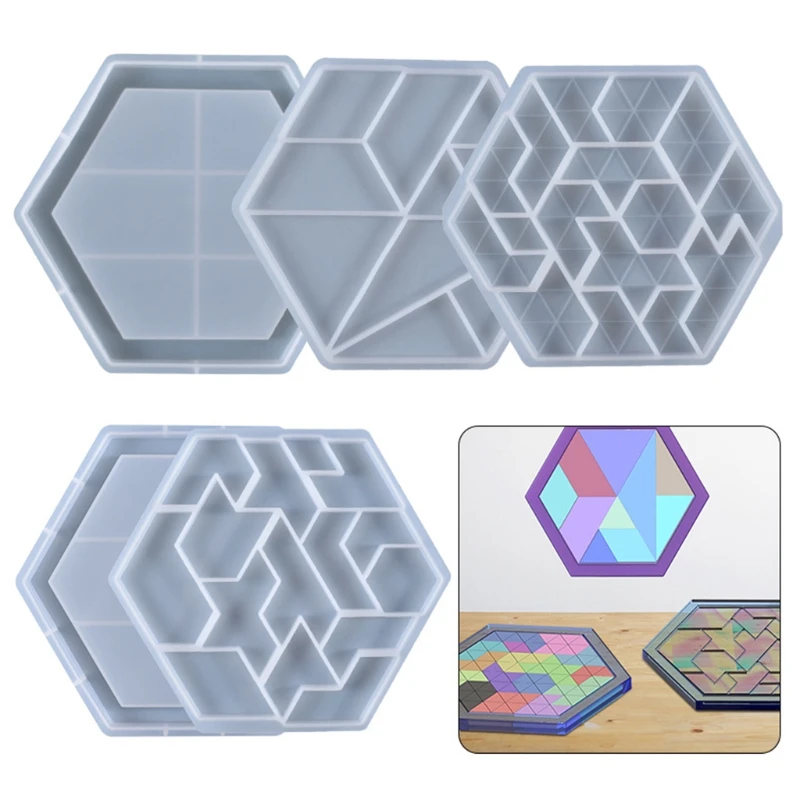 Hexagonal Puzzle Mold Suitable for Children and Adults-geometric Shape Pattern Building Blocks Brain Teasers Toy Mold
Hexagonal Puzzle Mold Suitable for Children and Adults-geometric Shape Pattern Building Blocks Brain Teasers Toy Mold