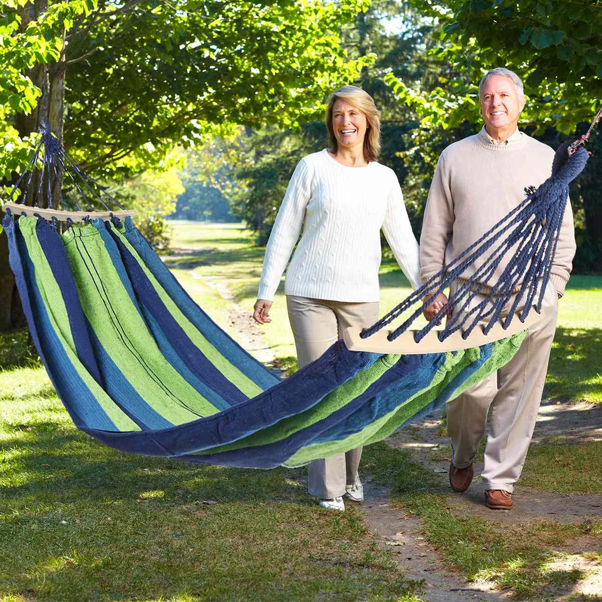 Portable Canvas Hammock Travelling Outdoor Picnic Wooden Swing Chair Camping Hanging Bed Garden Furniture with Backpack
Portable Canvas Hammock Travelling Outdoor Picnic Wooden Swing Chair Camping Hanging Bed Garden Furniture with Backpack