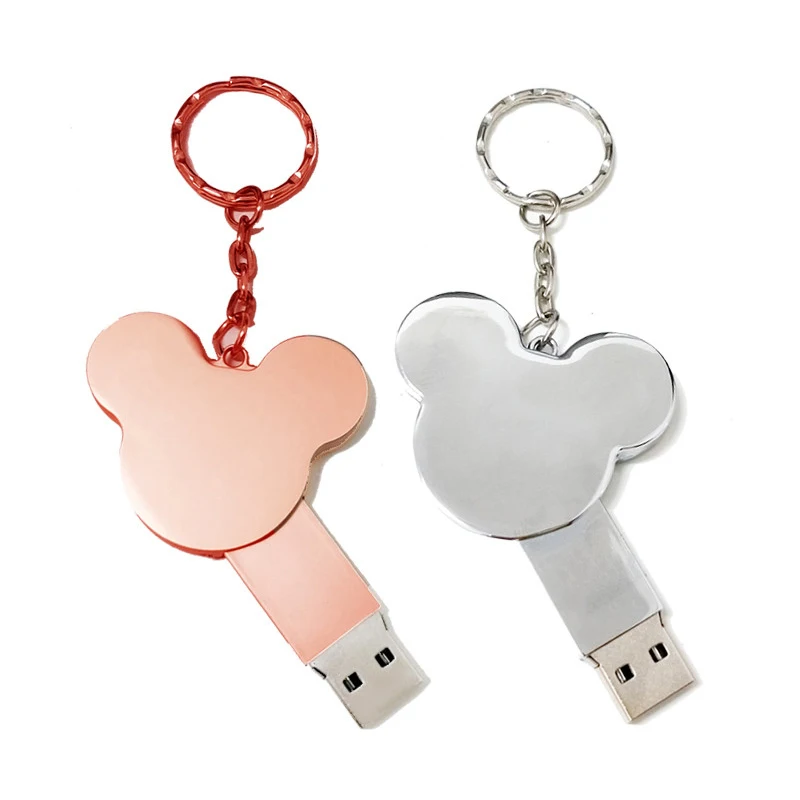 Модный USB флеш накопитель 16 ГБ 8 32 4 64 Гб серебристый металлический Флешка карта