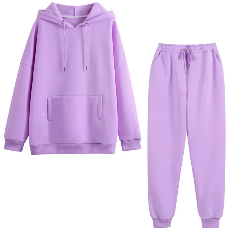Fleece Tracksuits Women Two Pieces Set Hooded Oversized Sweatshirt Pants Solid Color Hoodie Suits Autumn Winter Casual Outfits
Fleece Tracksuits Women Two Pieces Set Hooded Oversized Sweatshirt Pants Solid Color Hoodie Suits Autumn Winter Casual Outfits