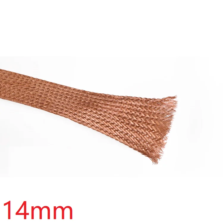 Width 14mm Copper Braided Cable Sleeve Anti Interference Wire Wrap Signal Shield Protector Audio Power Line Screen Metal Sheath
Width 14mm Copper Braided Cable Sleeve Anti Interference Wire Wrap Signal Shield Protector Audio Power Line Screen Metal Sheath