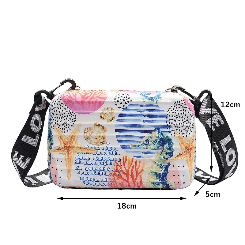 2021 New Personality Shoulder Clutch Mini Square Box Bag Cartoon Color Lovely Crossbody Bags Women Handbag Sac A Main
2021 New Personality Shoulder Clutch Mini Square Box Bag Cartoon Color Lovely Crossbody Bags Women Handbag Sac A Main