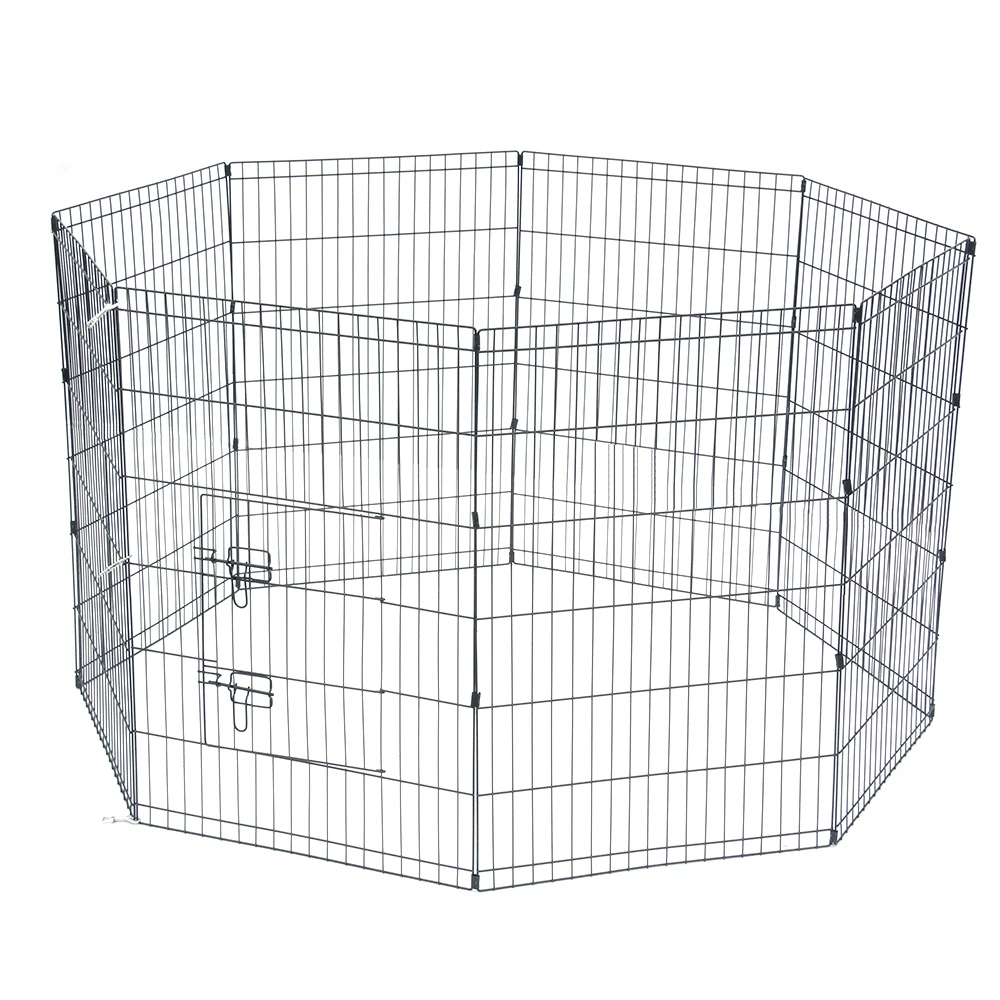US Warehouse 36" Tall Wire Fence Pet Dog Cat Folding Exercise Yard 8 Panel Metal Play Pen Black Space Dog Gate Supplies
US Warehouse 36" Tall Wire Fence Pet Dog Cat Folding Exercise Yard 8 Panel Metal Play Pen Black Space Dog Gate Supplies
