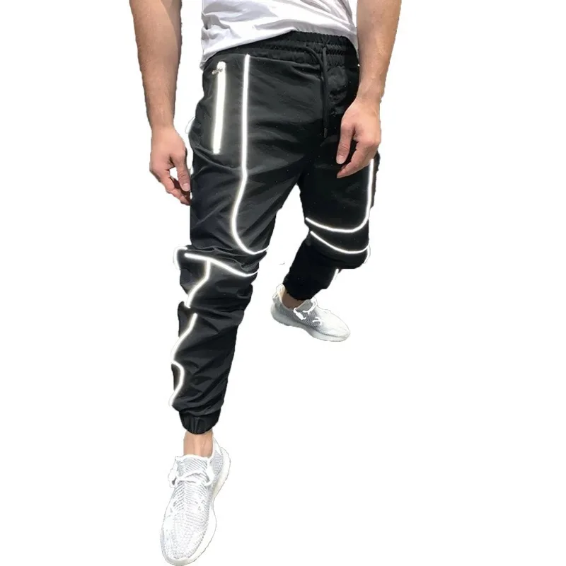 Hot Selling 2020 New Reflective Strip Sweatpants Men Thin Section Quick-drying Fitness Training Basketball Hip-Hop Jogger Pants
Hot Selling 2020 New Reflective Strip Sweatpants Men Thin Section Quick-drying Fitness Training Basketball Hip-Hop Jogger Pants