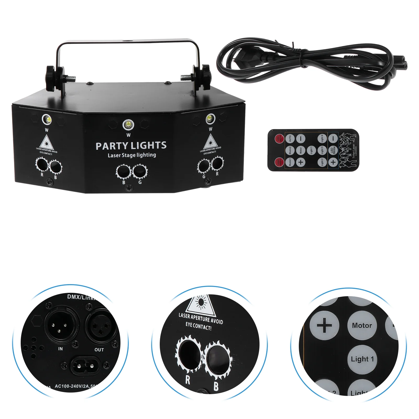 1PC Bar Party Atmosphere Light Ballroom Stage LED 9-eye Strobe Lamp (UK Plug)
1PC Bar Party Atmosphere Light Ballroom Stage LED 9-eye Strobe Lamp (UK Plug)