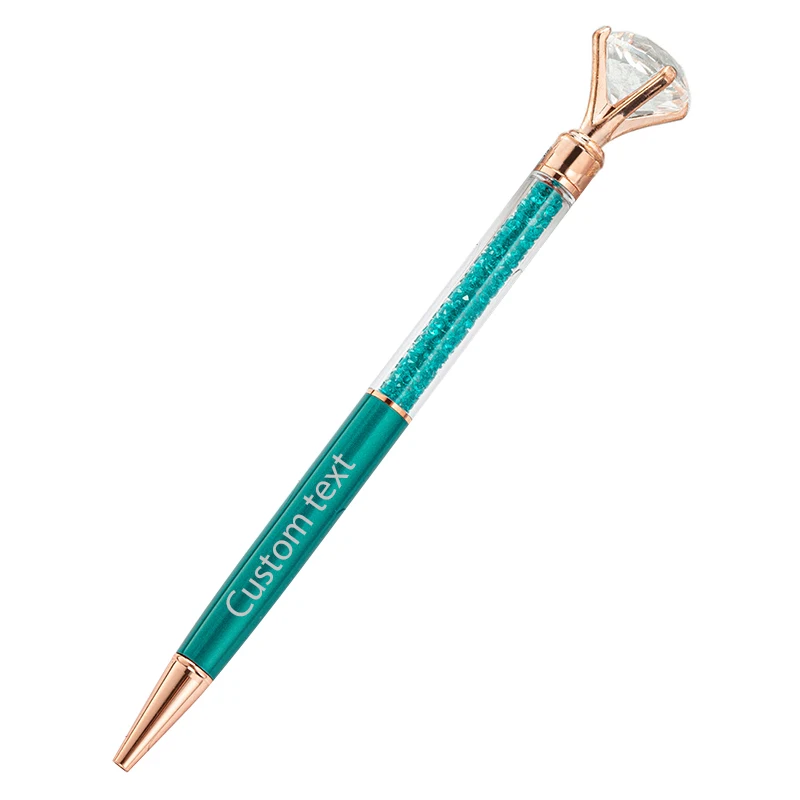 New Crystal Diamond Pen Custom Logo Big Diamond Metal Ballpoint Pen Student Gifts Creative Advertising Pen Wholesale Lettering
New Crystal Diamond Pen Custom Logo Big Diamond Metal Ballpoint Pen Student Gifts Creative Advertising Pen Wholesale Lettering