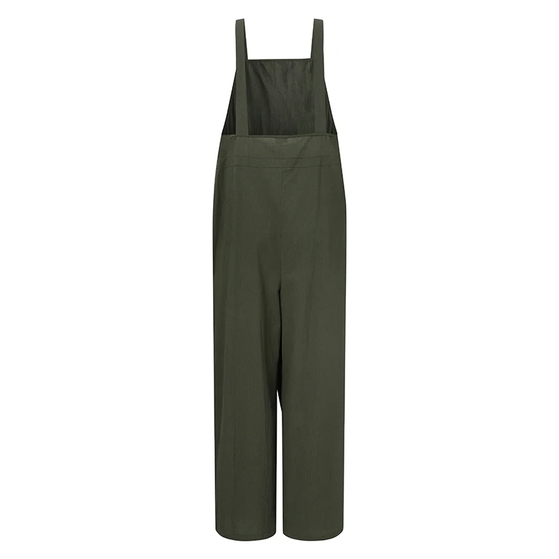 VONDA 2021 Women Jumpsuit Casual Cotton Bib Pants Suspenders Overalls Dungaree Plus Size Sexy Sleeveless Solid Long Playsuits
VONDA 2021 Women Jumpsuit Casual Cotton Bib Pants Suspenders Overalls Dungaree Plus Size Sexy Sleeveless Solid Long Playsuits
