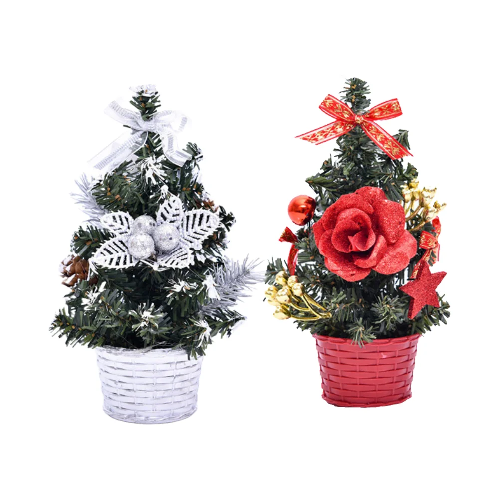 2pcs Exquisite Miniature Xmas Tree Decor Christmas Tree Model Gifts Lifelike Home Party Decor (20cm Red A and Silver B)
2pcs Exquisite Miniature Xmas Tree Decor Christmas Tree Model Gifts Lifelike Home Party Decor (20cm Red A and Silver B)