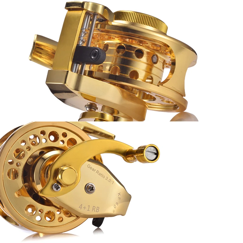 Full Metal Fly Fishing Reel High Speed 3.0:1 4+1BB Ice Fishing Wheel CNC Aluminum Baitcasting Reel Left/right Saltwater Reels
Full Metal Fly Fishing Reel High Speed 3.0:1 4+1BB Ice Fishing Wheel CNC Aluminum Baitcasting Reel Left/right Saltwater Reels