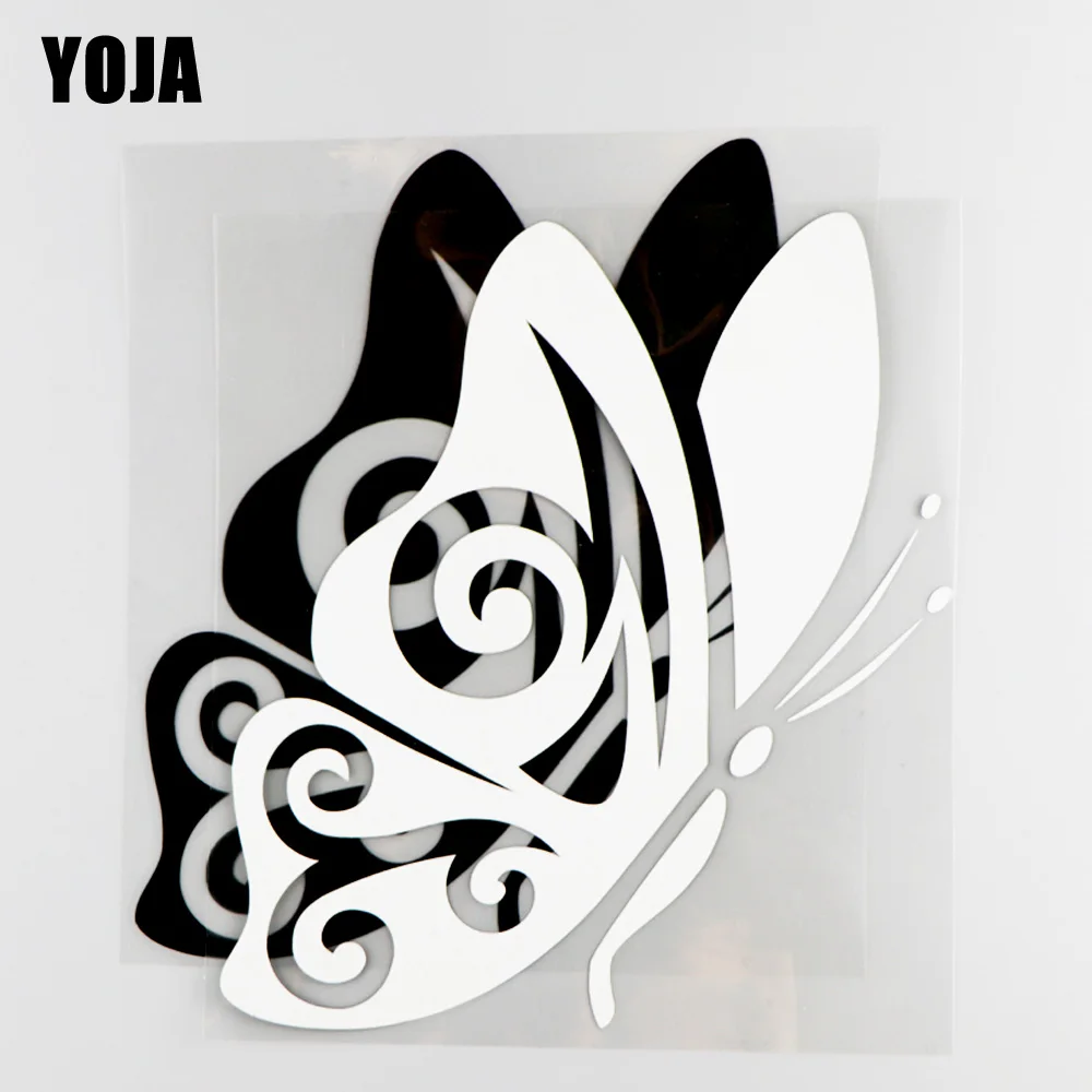 YOJA 19.1×22.5CM Vinyl Cartoon Animals Gorgeous Butterfly Decal Car Stickers Black/Silver 19C-0073
YOJA 19.1×22.5CM Vinyl Cartoon Animals Gorgeous Butterfly Decal Car Stickers Black/Silver 19C-0073