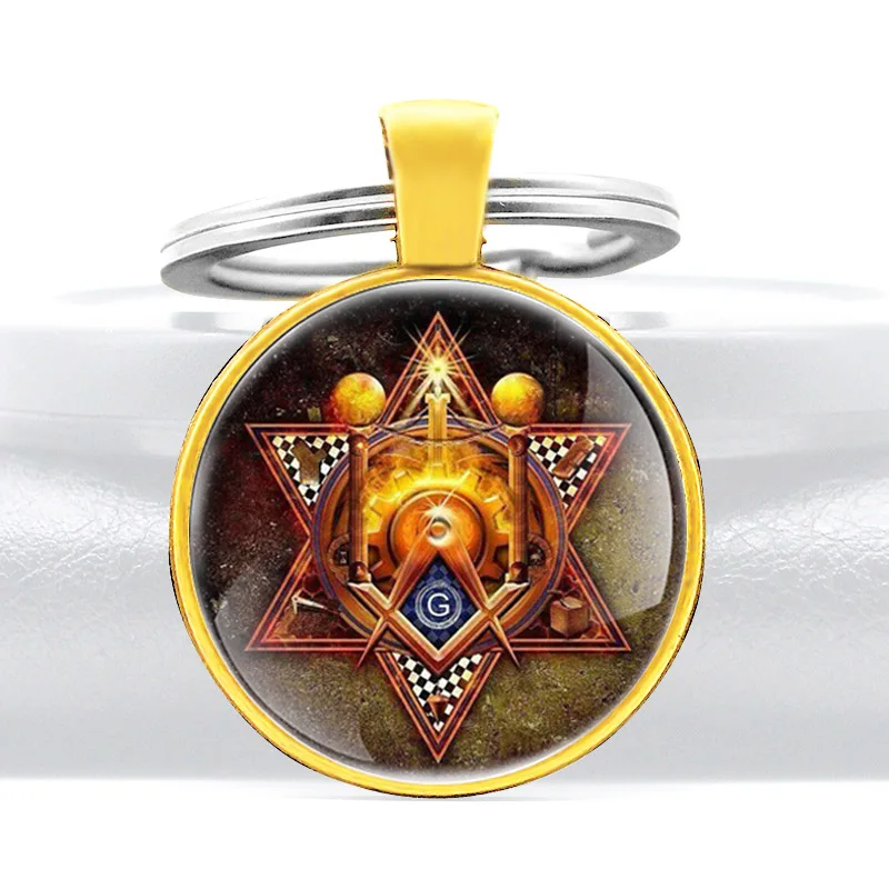 Classic Masonic Symbol Theme Glass Cabochon Metal Pendant Key Chain Fashion Men Women Key Ring Jewelry Gifts Keychains
Classic Masonic Symbol Theme Glass Cabochon Metal Pendant Key Chain Fashion Men Women Key Ring Jewelry Gifts Keychains
