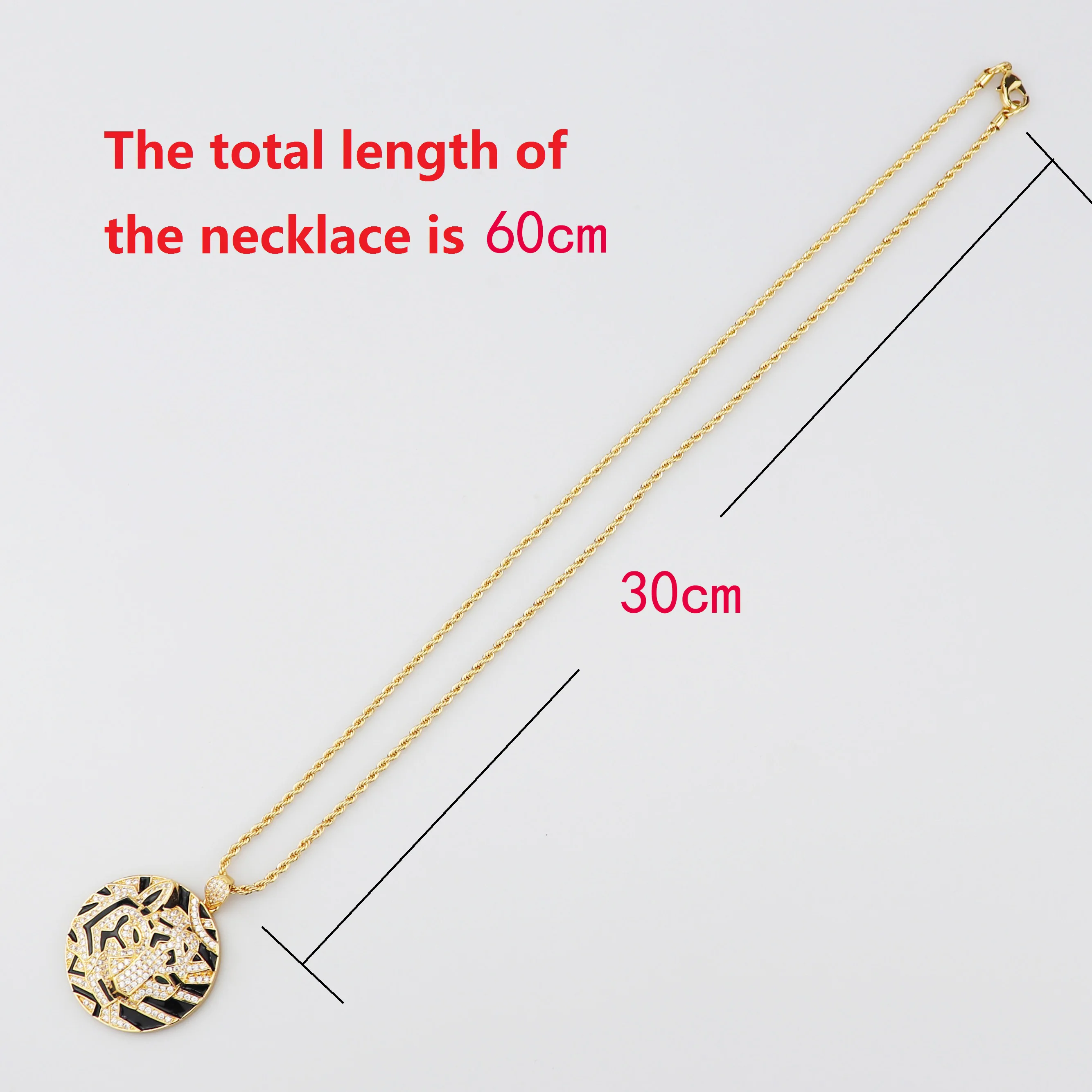 New Fashion Charm Classic High Quality Tiger Head Copper Zircon Jewelry Hip Hop Rock Style Dance Party Gift African Jewelry
New Fashion Charm Classic High Quality Tiger Head Copper Zircon Jewelry Hip Hop Rock Style Dance Party Gift African Jewelry