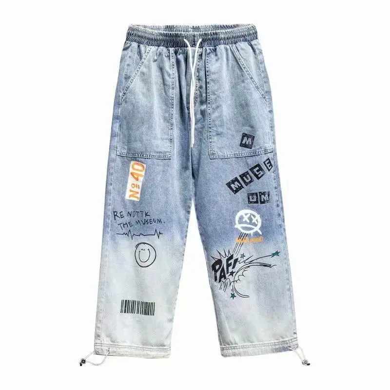 High quality Fashion Men's Cargo pants Hip Hop Trend Streetwear Jogging Pants Men Casual Elastic Waist Men Clothing Trousers
High quality Fashion Men's Cargo pants Hip Hop Trend Streetwear Jogging Pants Men Casual Elastic Waist Men Clothing Trousers