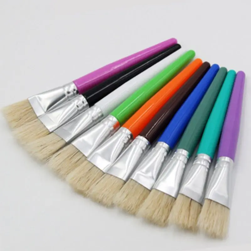 10/20pcs Paint Brush for Children Oil Watercolor Painting Plastic Handle Bristle Brushes Gouache Drawing Art Supply 54DB
10/20pcs Paint Brush for Children Oil Watercolor Painting Plastic Handle Bristle Brushes Gouache Drawing Art Supply 54DB