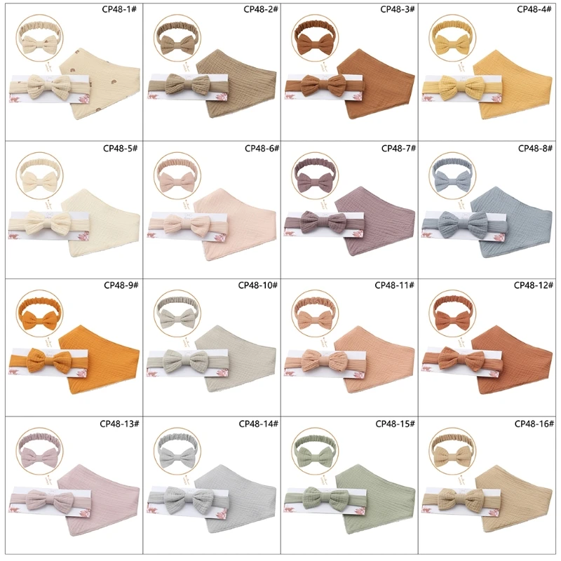 Baby Elastic Bow Headband Feeding Drool Saliva Towel Kit Princess Bowknot Cotton Hair Band Solid Color Snap Button Bib
Baby Elastic Bow Headband Feeding Drool Saliva Towel Kit Princess Bowknot Cotton Hair Band Solid Color Snap Button Bib