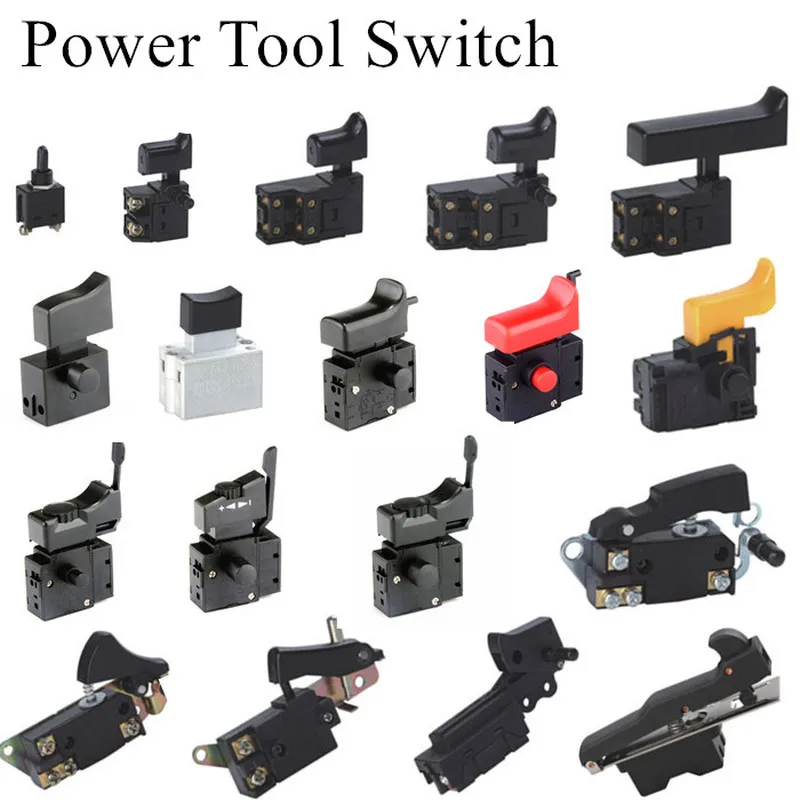 miniature Power Tool Switch Speed Control Trigger Button for angle grinder Electric hammer Impact drill Equipment Accessories
miniature Power Tool Switch Speed Control Trigger Button for angle grinder Electric hammer Impact drill Equipment Accessories