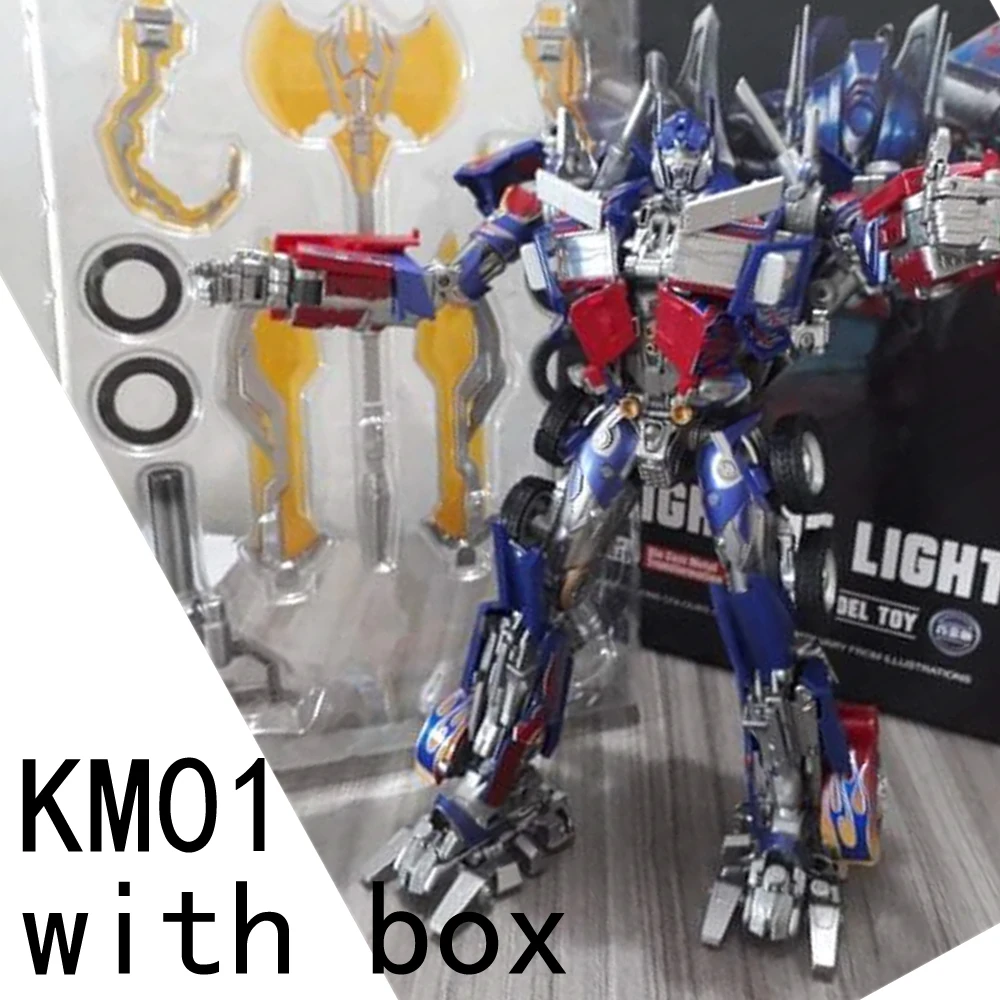 С коробкой Черная Мамба игрушки-трансформеры Optimus LS03 LS03F конверсионная модель