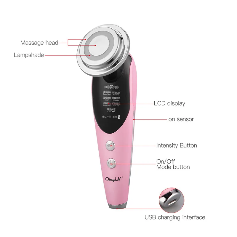 7 In 1 EMS RF Facial LED Light Therapy Face Lifting Tightening Wrinkle Removal Hot Treatment Skin Care Ion Sensor Beauty Machine
7 In 1 EMS RF Facial LED Light Therapy Face Lifting Tightening Wrinkle Removal Hot Treatment Skin Care Ion Sensor Beauty Machine