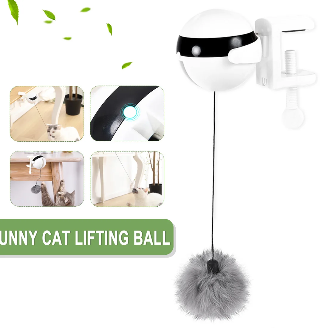 Interactive Pet Cat Ball Toy Electronic Motion Automatic Smart Lifting Yo-Yo Ball Flutter Teaser Cat Ball Toys
Interactive Pet Cat Ball Toy Electronic Motion Automatic Smart Lifting Yo-Yo Ball Flutter Teaser Cat Ball Toys