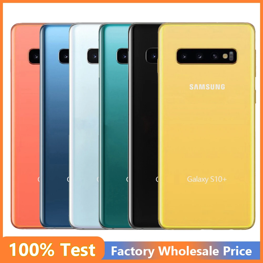 Задняя крышка батарейного отсека Корпус Запасные части для ремонта Samsung Galaxy S10 Plus