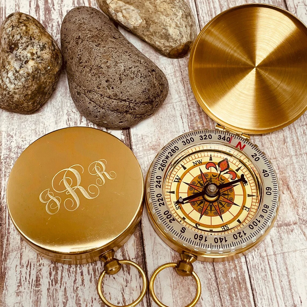 Personalized Engraved Luminous Hiking Pocket Brass Golden Compass Graduation Christmas New Year Wedding Groomsmen Gifts
Personalized Engraved Luminous Hiking Pocket Brass Golden Compass Graduation Christmas New Year Wedding Groomsmen Gifts