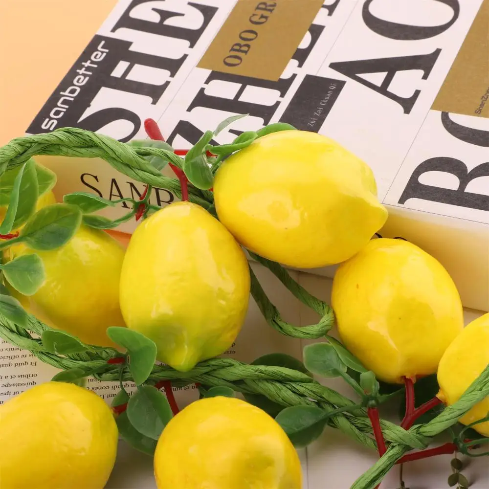 Simulation Fruit Vegetable String Artificial Lemon Foam Model Farmhouse Hotel Decoration Photography Prop Pendant
Simulation Fruit Vegetable String Artificial Lemon Foam Model Farmhouse Hotel Decoration Photography Prop Pendant