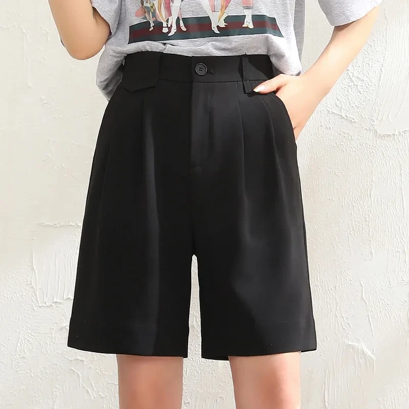 Korean Chiffon Pants Summer Black Green Short Trousers Women's Loose Knee Length Pants High-waist Straight Wide-leg Pants Casual
Korean Chiffon Pants Summer Black Green Short Trousers Women's Loose Knee Length Pants High-waist Straight Wide-leg Pants Casual