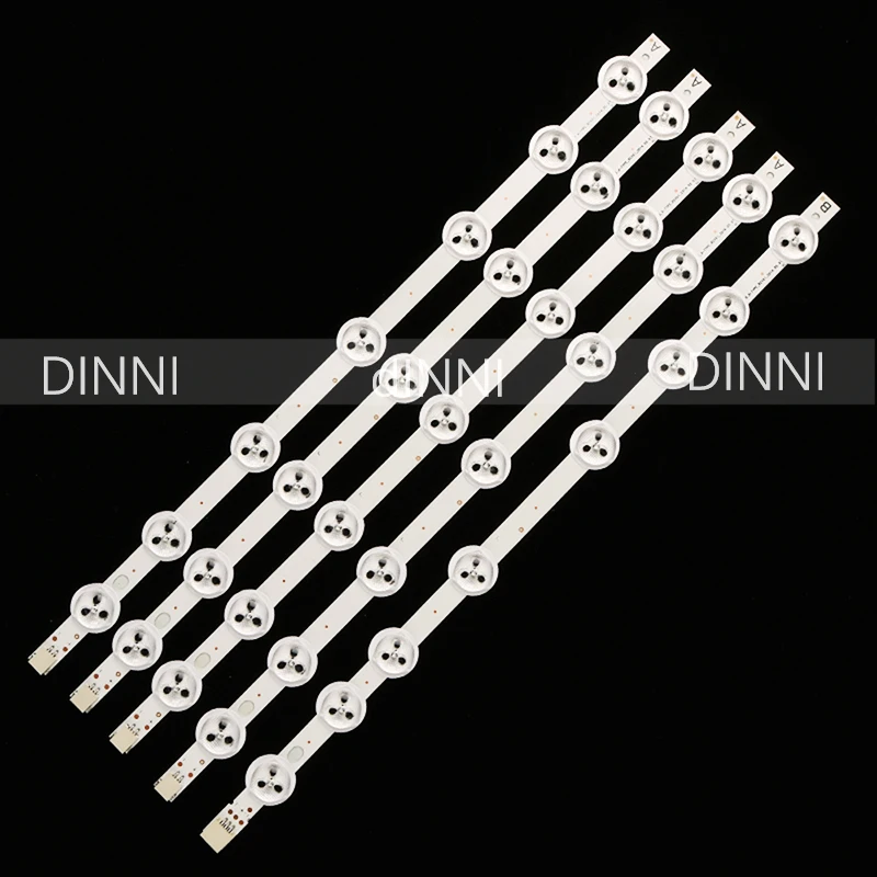5 uds (4*1 * B) tira de светодиодный para iluminación trasera TX 39A300B 39FPD274B T LT 39C740(A) 39273SMFHD VES390UNDA 2D N02