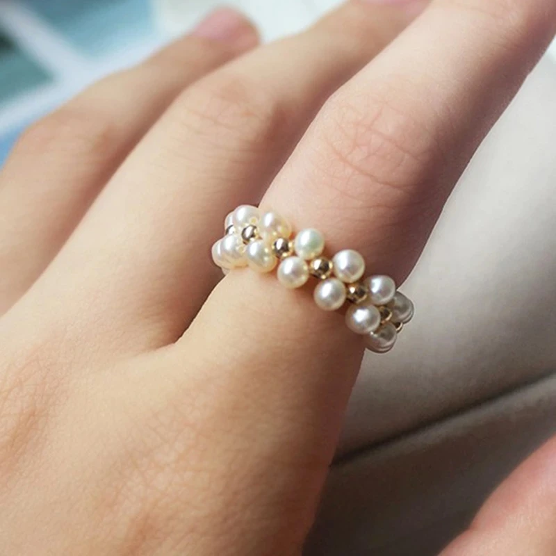 14K Gold Filled Natural Pearl Rings Knuckle Rings Boho Gold Jewelry Mujer Bague Femme Handmade Minimalism Jewelry Rings for Wome
14K Gold Filled Natural Pearl Rings Knuckle Rings Boho Gold Jewelry Mujer Bague Femme Handmade Minimalism Jewelry Rings for Wome