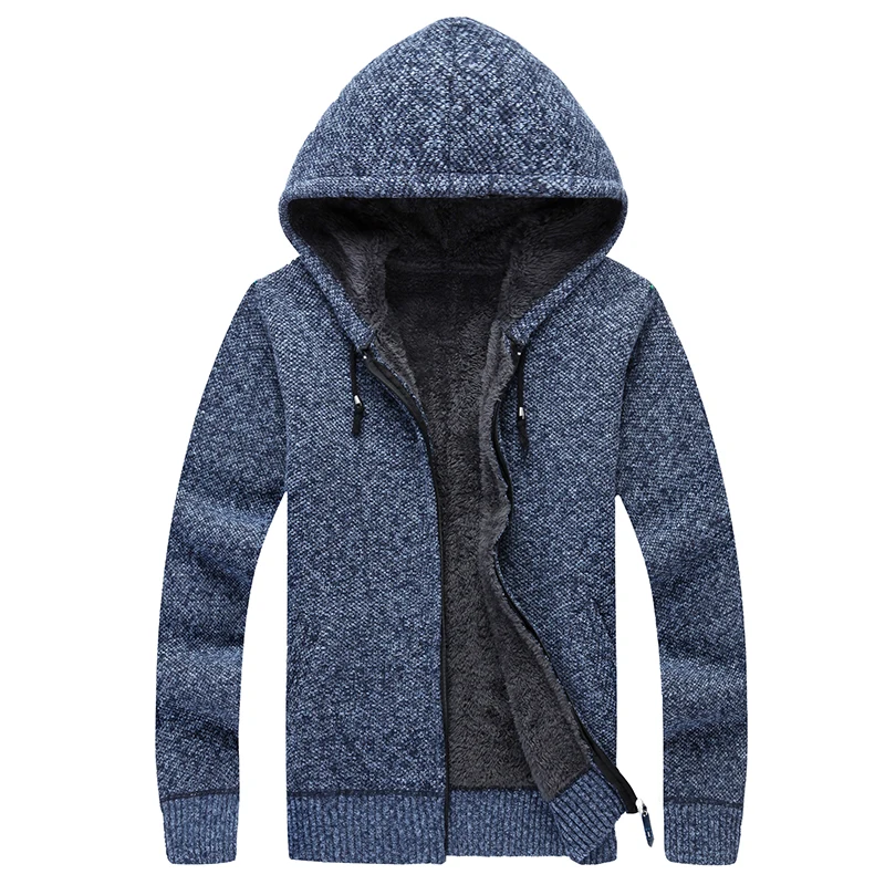 Winter Men Jacket thick velvet hooded fur jacket men's winter padded knitted sweater Cardigan Spring Outdoors
Winter Men Jacket thick velvet hooded fur jacket men's winter padded knitted sweater Cardigan Spring Outdoors