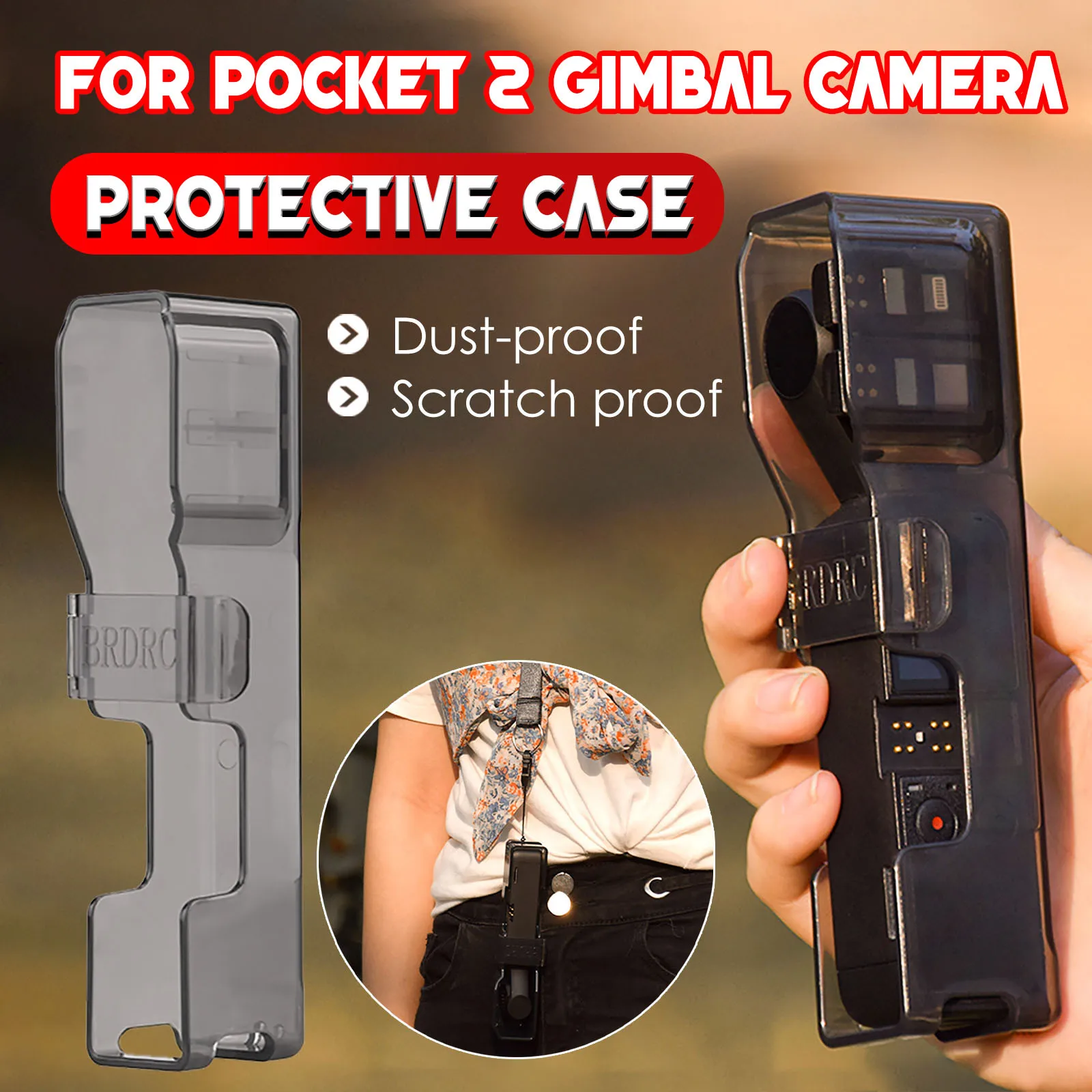 New Dust-proof And Scratch-proof Abs Case For Pocket 2 Gimbal Camera Protective Case Drone Spare Accessories With Lanyard
New Dust-proof And Scratch-proof Abs Case For Pocket 2 Gimbal Camera Protective Case Drone Spare Accessories With Lanyard