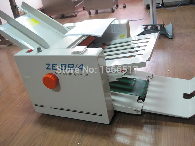 

Brand New Automatic Paper folding machine Paper Folder Machine ZE-8B/4 4 Fold plate H#