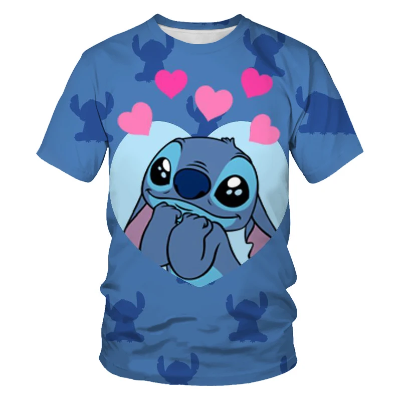 Summer new fashion graphic T-shirt 3D printing popular Men's T-shirt cartoon Stitch Cute male and female anime T-shirt
Summer new fashion graphic T-shirt 3D printing popular Men's T-shirt cartoon Stitch Cute male and female anime T-shirt