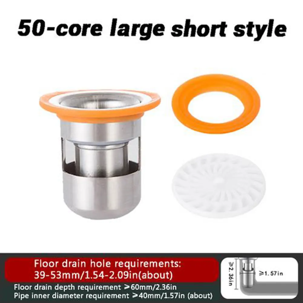 Stainless Steel Floor Drain Drain Rust-Resistant Anti-Odor Drain For Bathroom Toilet Sewer Drain For Bathroom Drain Accessories
Stainless Steel Floor Drain Drain Rust-Resistant Anti-Odor Drain For Bathroom Toilet Sewer Drain For Bathroom Drain Accessories