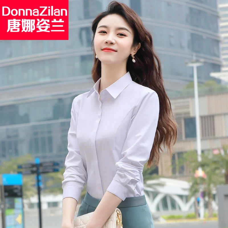 White Shirt Women Long Sleeve Spring and Autumn Korean-style Slim Fit Waist Hugging Elegant White Collar Office Wear Business
White Shirt Women Long Sleeve Spring and Autumn Korean-style Slim Fit Waist Hugging Elegant White Collar Office Wear Business